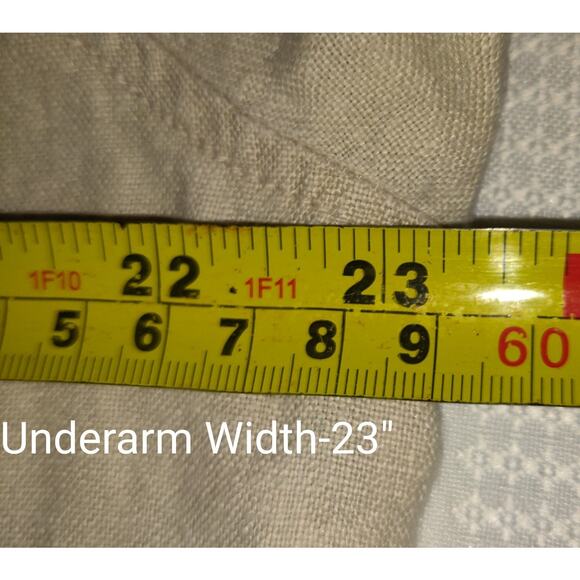 Beige GAP Linen Jacket Hoodie Adult XL Zips Snaps Outdoors Faux Pockets - Picture 13 of 16